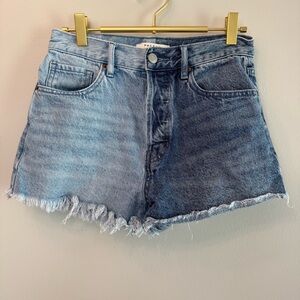 PacSun Blue Jean Shorts with Frayed Hem‎